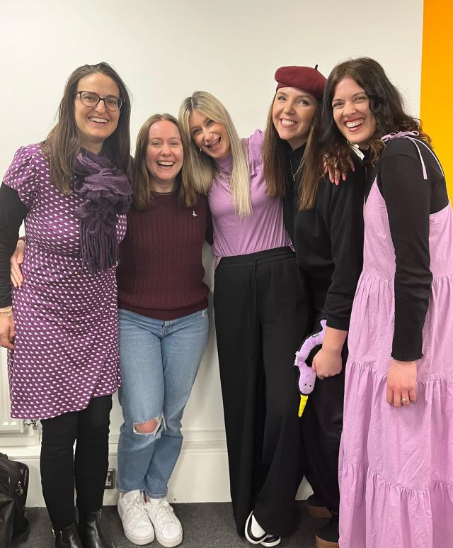 Wearing purple for all the amazing women out there at team Activate 💜

#equity #wd2023 #iwd #successwomen #insideout #succesfulwomen #activateevents #embraceequity #experiencemakers #events #liveevents #eventprofs #eventprofsuk #womensupportingwomen #eventproduction #eventsteam #internalcommunications #internalcomms #team #purple #teampurple